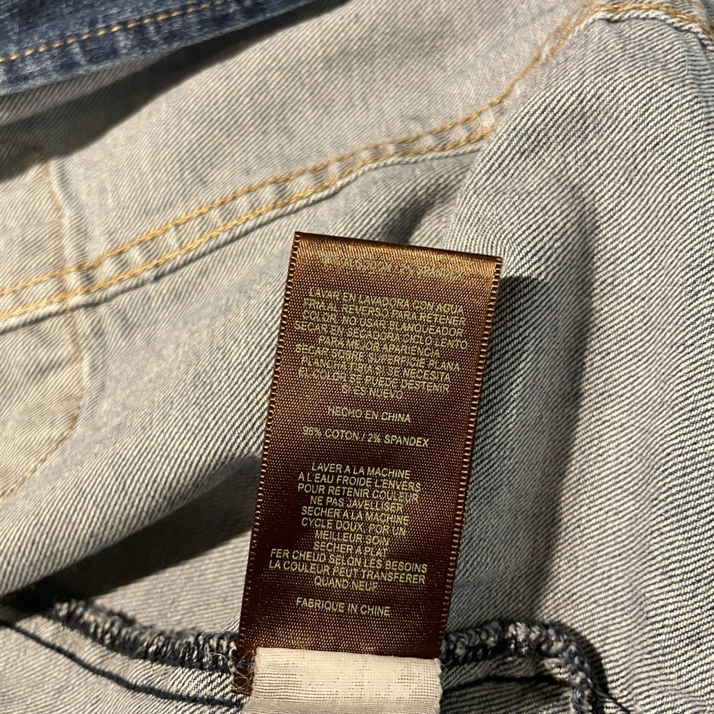 Kut from the Kloth Blue Denim Jean Jacket - Picture 6 of 8